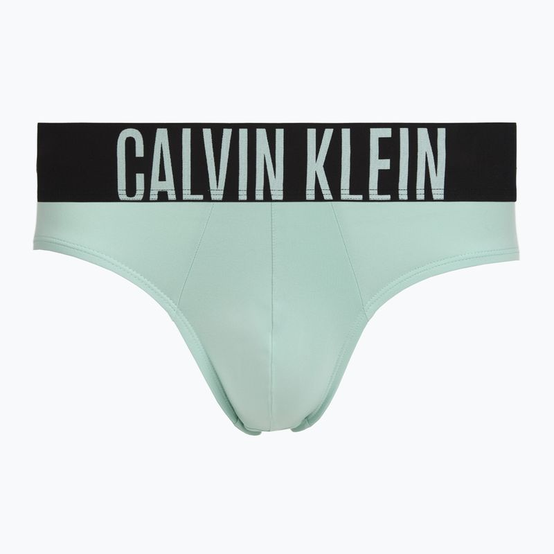 Slipuri pentru bărbați Calvin Klein 000NB3610A Hip Brief black/goji berry/aqua blue 2