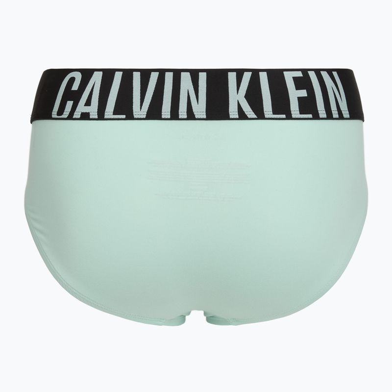 Slipuri pentru bărbați Calvin Klein 000NB3610A Hip Brief black/goji berry/aqua blue 5