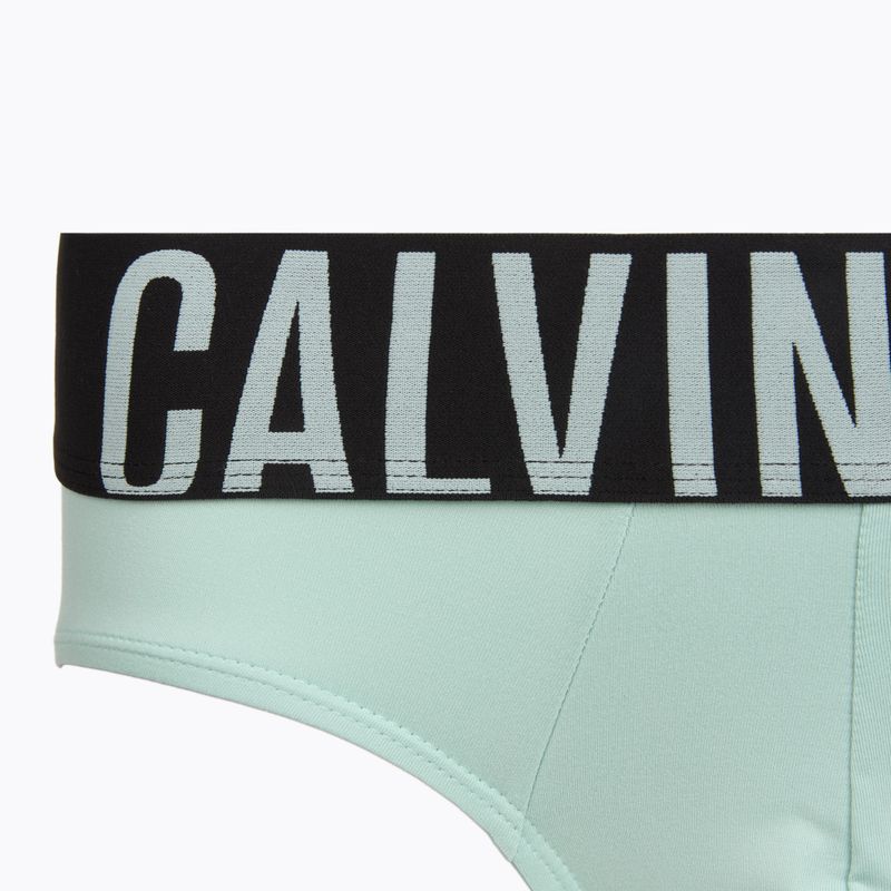 Slipuri pentru bărbați Calvin Klein 000NB3610A Hip Brief black/goji berry/aqua blue 6