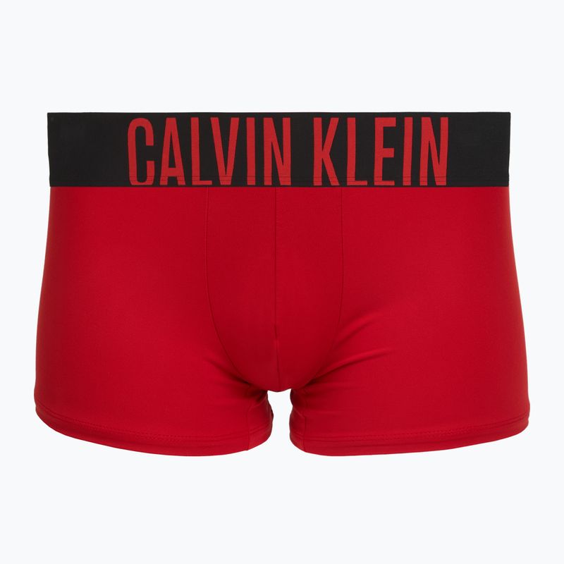 Boxeri pentru bărbați Calvin Klein 000NB3775A Trunk black/goji berry/aqua blue 3