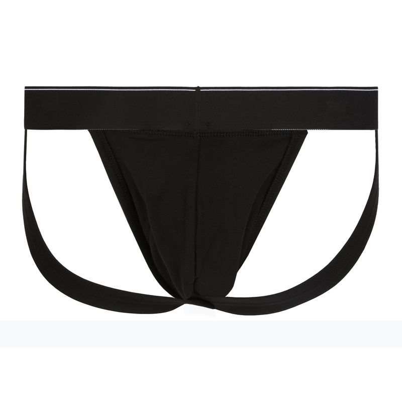 Slipuri pentru bărbați Calvin Klein LV00NB4644 Jock Strap black bodies w/ granite gray/poseid 5