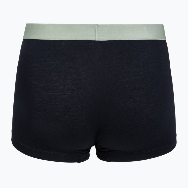 Boxeri pentru bărbați Tommy Hilfiger Trunk WB 3 pack nb//saf canvas/mnty grey/deep spru 5