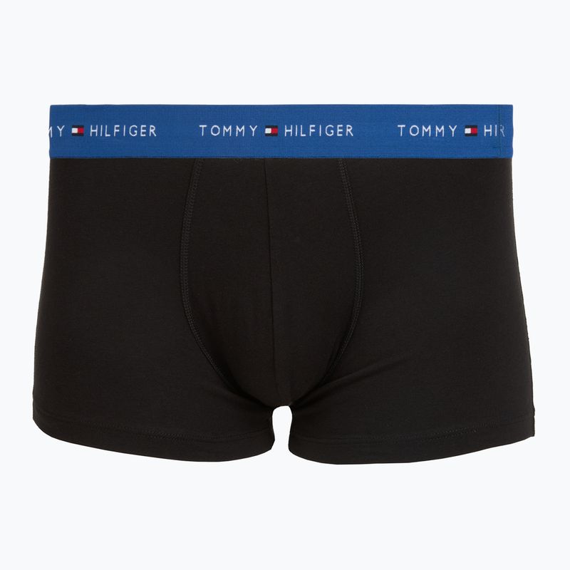 Boxeri pentru bărbați Tommy Hilfiger Trunk WB 3 pack nb//opu blu/orna green/ivory silk 3