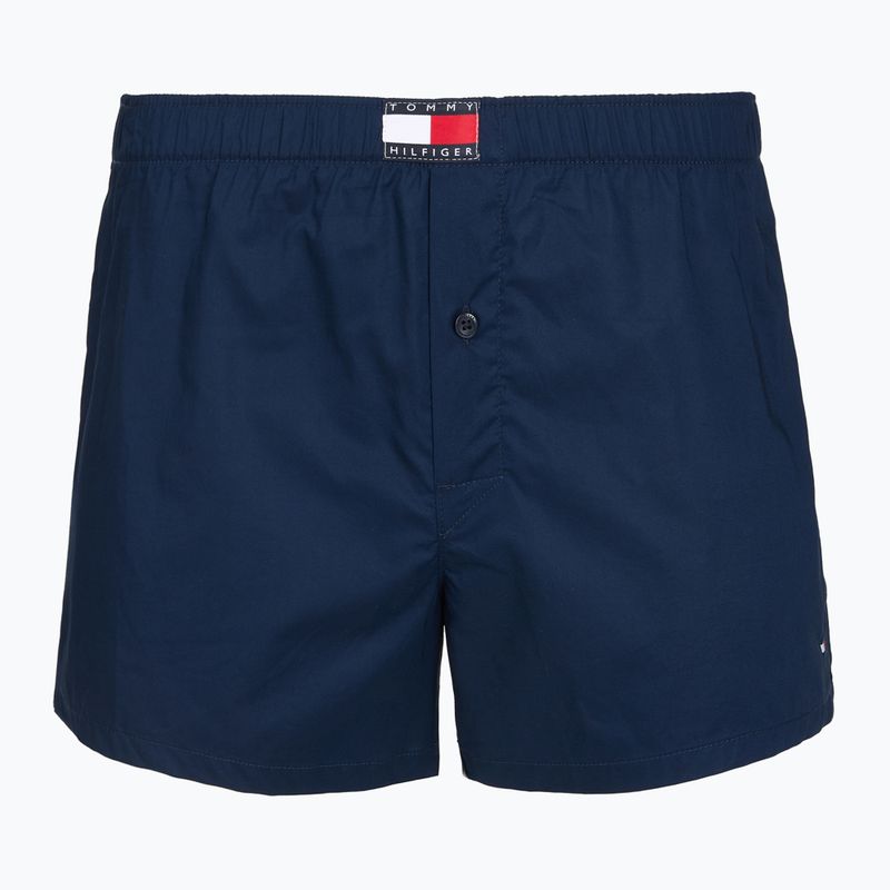 Boxeri pentru bărbați Tommy Hilfiger Woven Boxer Print 3 pack chambray flag/carb navy/c navy flag 2