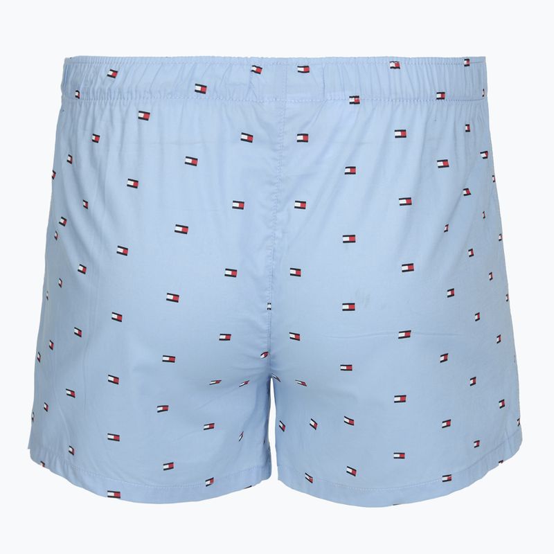 Boxeri pentru bărbați Tommy Hilfiger Woven Boxer Print 3 pack chambray flag/carb navy/c navy flag 6