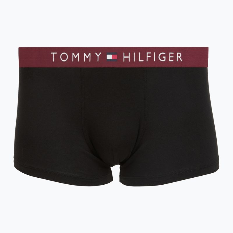 Boxeri pentru bărbați Tommy Hilfiger Trunk WB 3 pack medium red/rasp juice/burgundy 4