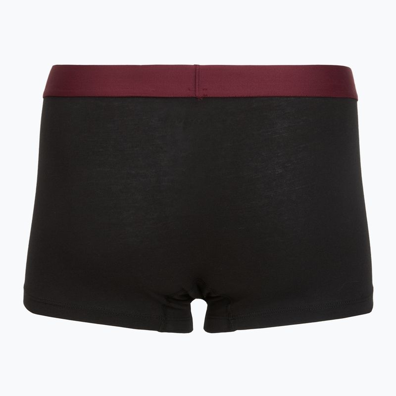 Boxeri pentru bărbați Tommy Hilfiger Trunk WB 3 pack medium red/rasp juice/burgundy 5