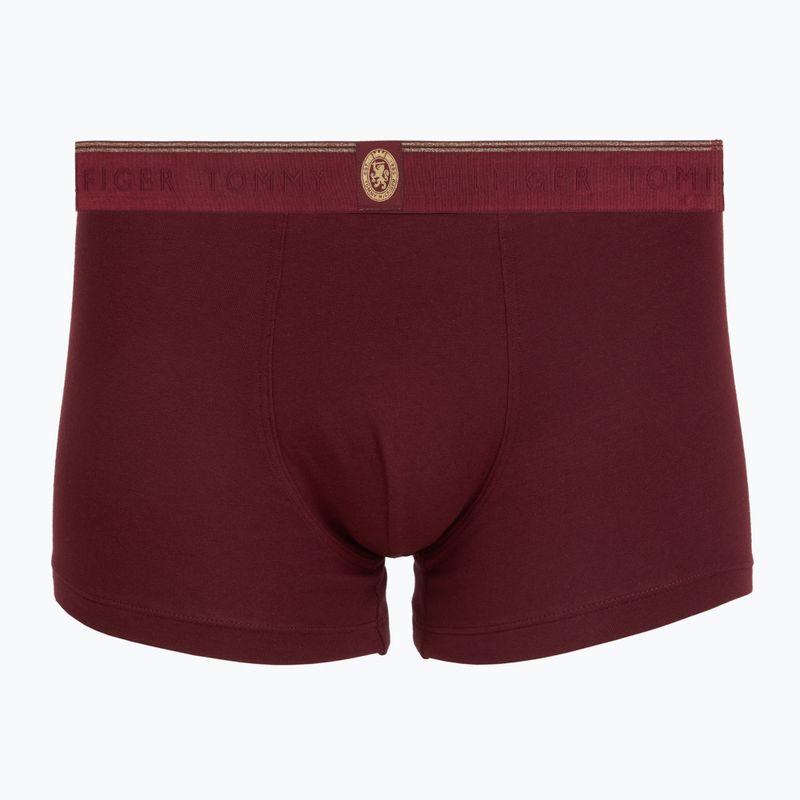 Boxeri pentru bărbați Tommy Hilfiger Trunk 3 pack navy blue/nocturnal green/burgundy 2