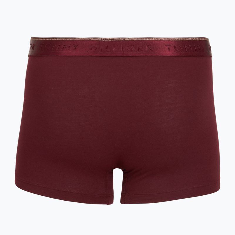 Boxeri pentru bărbați Tommy Hilfiger Trunk 3 pack navy blue/nocturnal green/burgundy 5