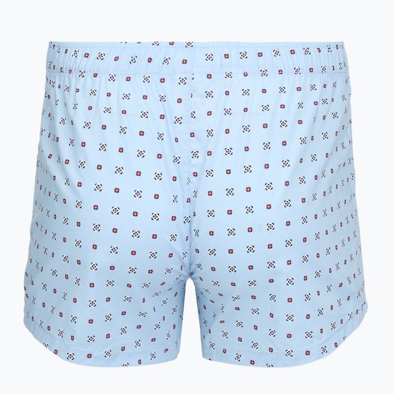 Boxeri pentru bărbați Tommy Hilfiger Woven Boxer Print 3 pack rwb foulard/med red/rwb w chck 5