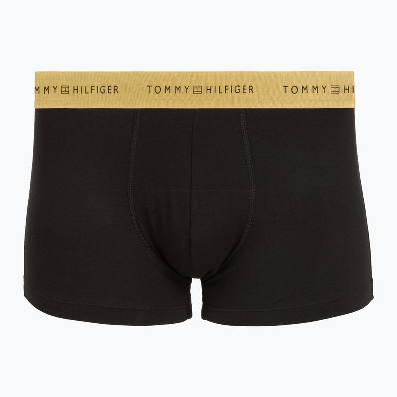 Boxeri pentru bărbați Tommy Hilfiger Trunk Metallic gold/burgundy/green 2