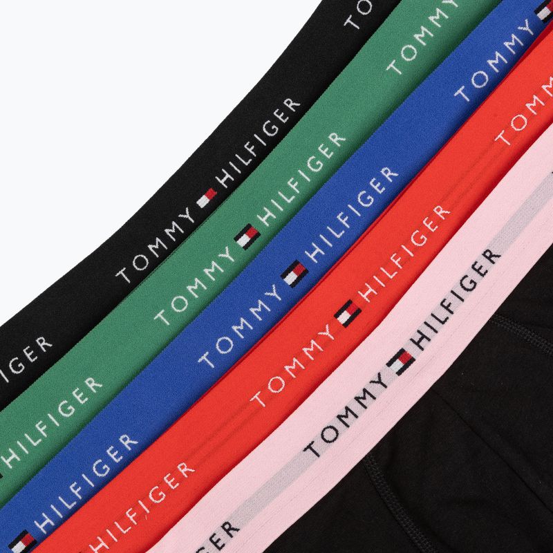 Boxeri pentru bărbați Tommy Hilfiger Trunk WB 5 pack black/fr red/bon pk/als green/no blue 8