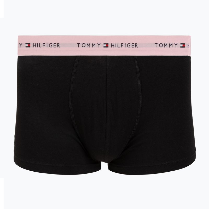 Boxeri pentru bărbați Tommy Hilfiger Trunk WB 3 pack utility sage/black/bonita pink 2