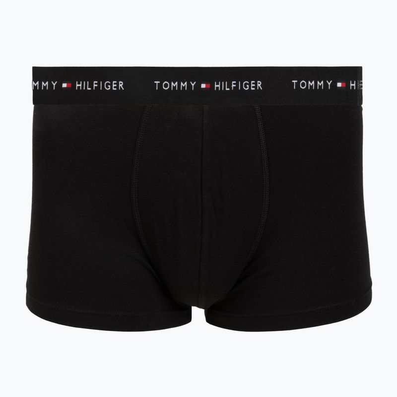 Boxeri pentru bărbați Tommy Hilfiger Trunk WB 3 pack utility sage/black/bonita pink 4