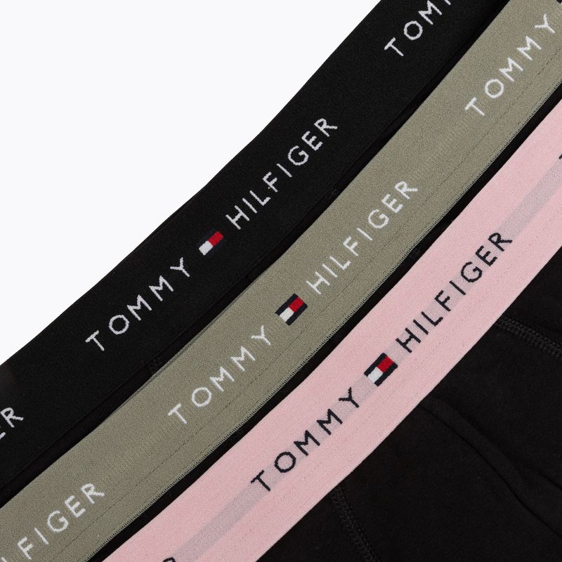 Boxeri pentru bărbați Tommy Hilfiger Trunk WB 3 pack utility sage/black/bonita pink 6