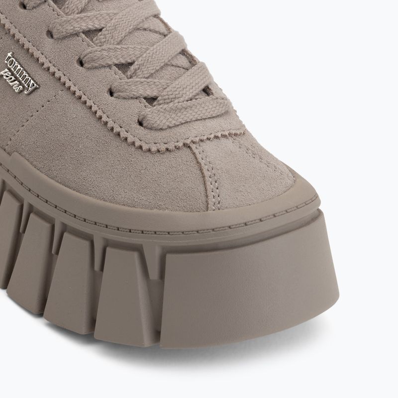 Încălțăminte pentru femei Tommy Hilfiger TJW Platform Sneaker Suede limeston dust 7