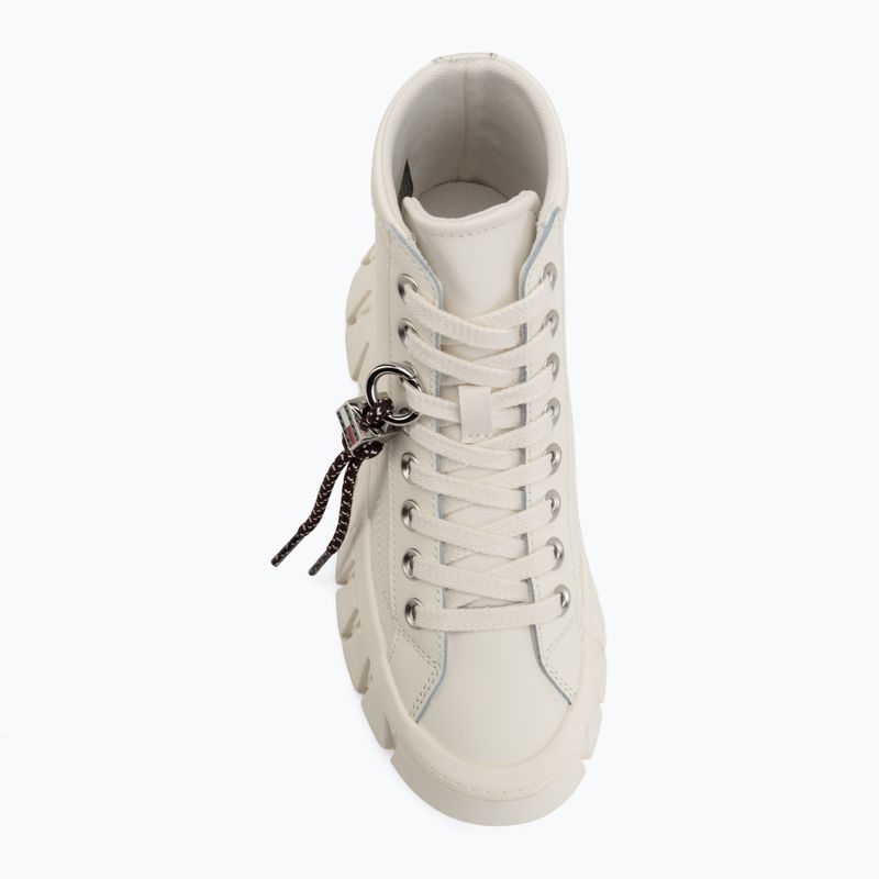 Încălțăminte pentru femei Tommy Jeans Platform Sneaker Leather MC ecru 5