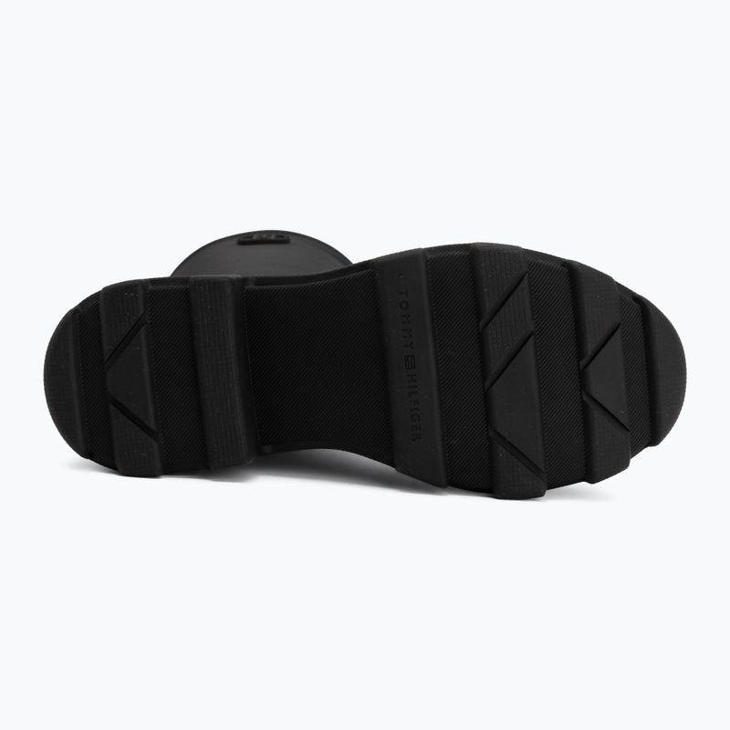 Cizme pentru femei Tommy Hilfiger Stamp Warm Knee black 4