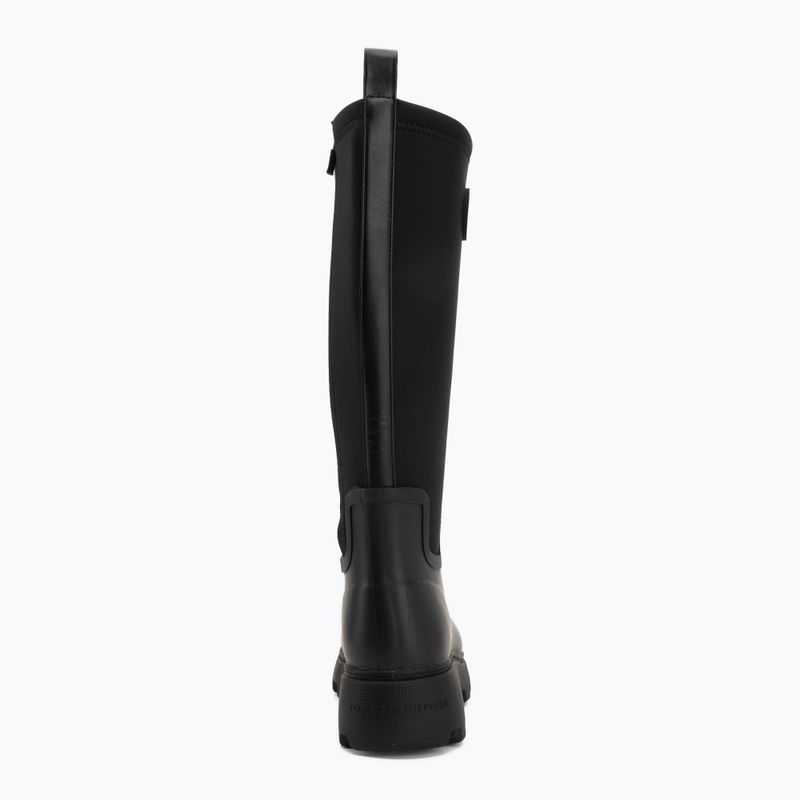 Cizme pentru femei Tommy Hilfiger Stamp Warm Knee black 6
