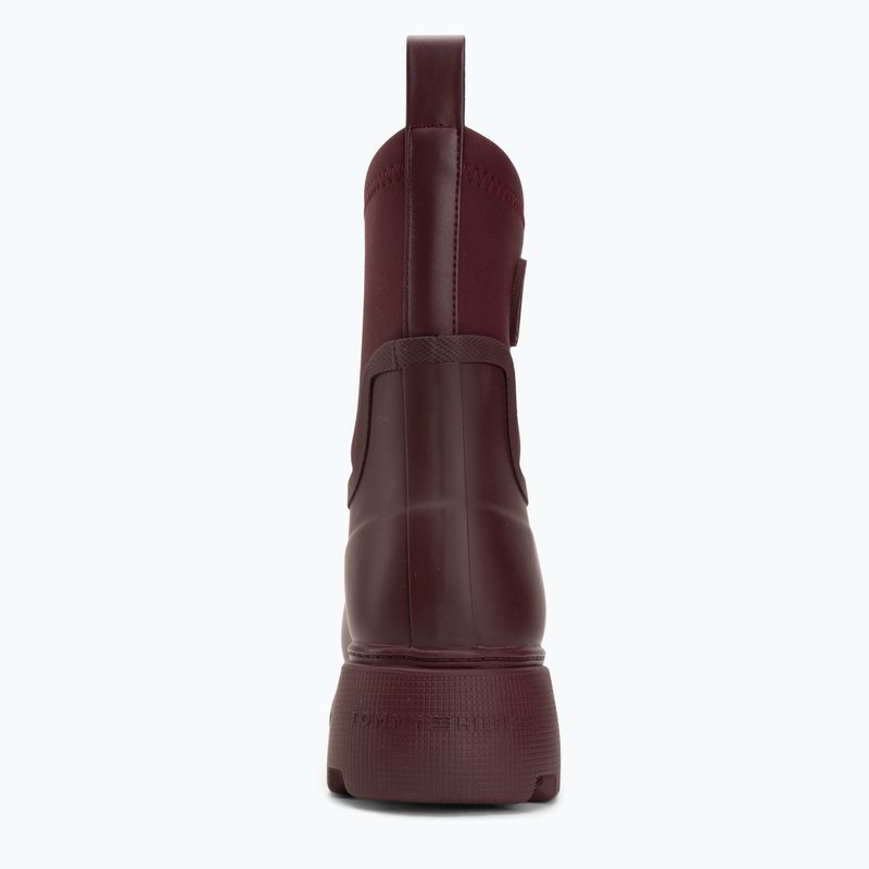 Cizme pentru femei Tommy Hilfiger Stamp Warm Ankle oxblood 6