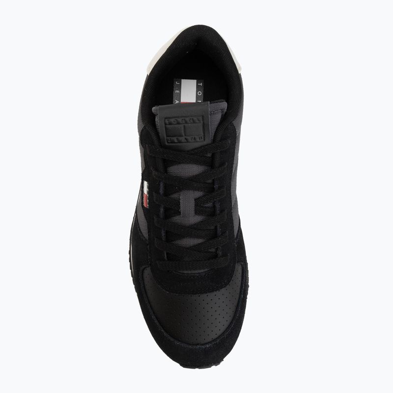 Încălțăminte pentru bărbați Tommy Jeans Runner Flag Mix washed black/stratus grey 5