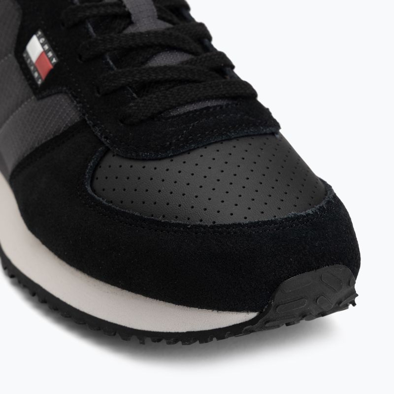 Încălțăminte pentru bărbați Tommy Jeans Runner Flag Mix washed black/stratus grey 7