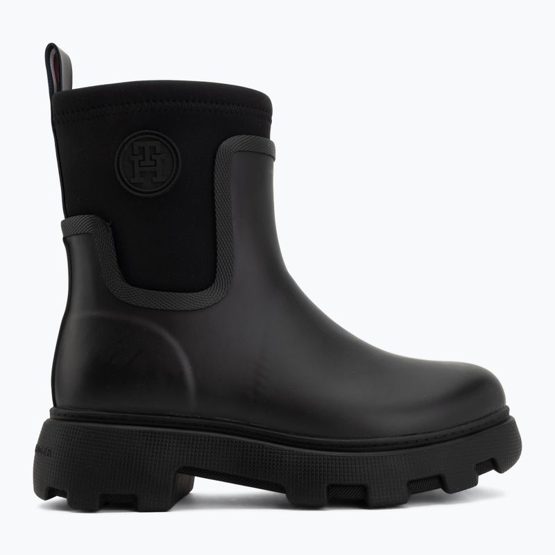 Cizme pentru femei Tommy Hilfiger Stamp Warm Ankle black 2