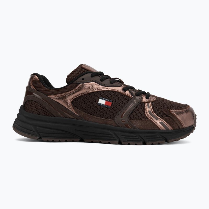 Încălțăminte pentru femei Tommy Hilfiger TJW Modern Runner Metallics fondant brown 2