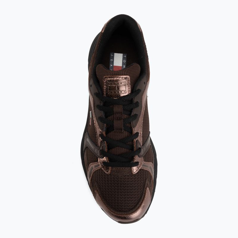 Încălțăminte pentru femei Tommy Hilfiger TJW Modern Runner Metallics fondant brown 5