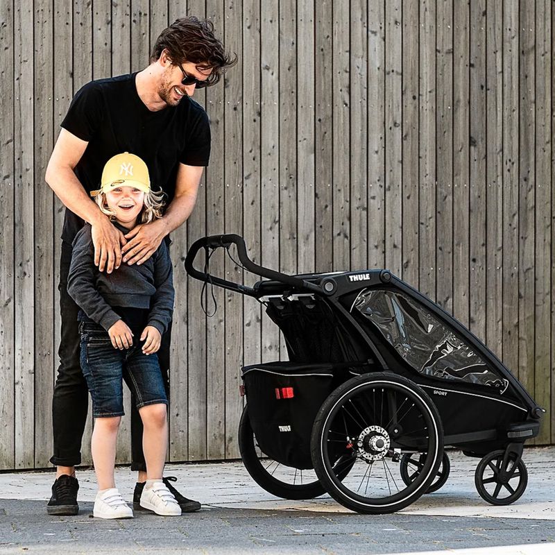 Thule Chariot Sport, remorcă pentru o singură bicicletă, negru 10201021 7