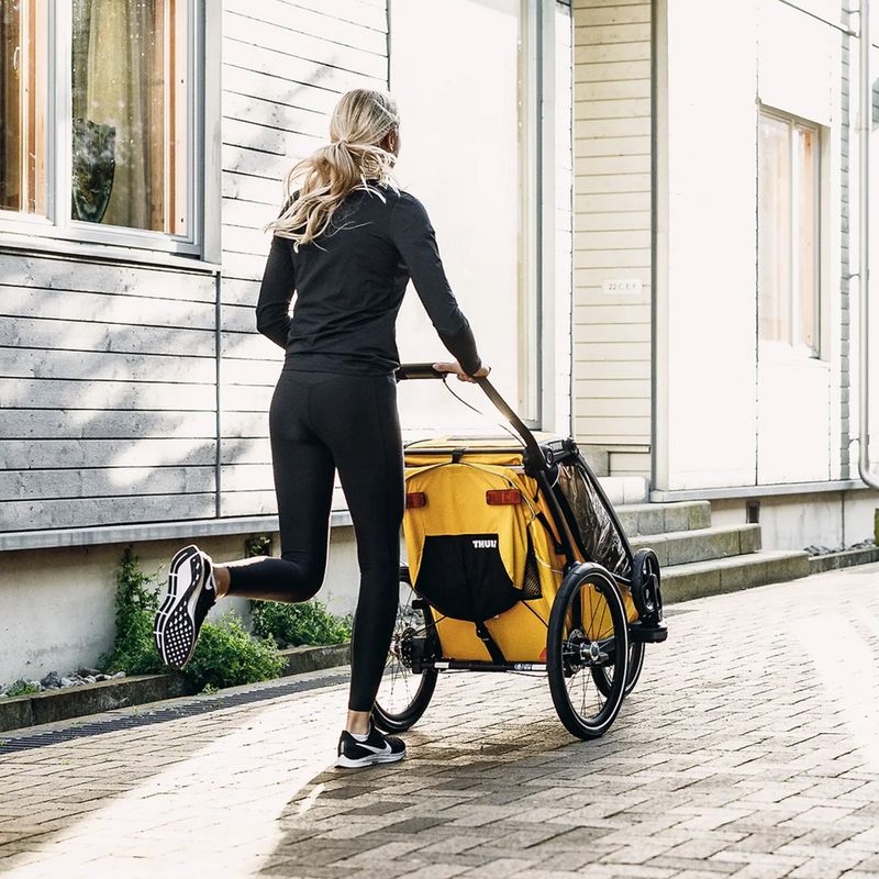 Thule Chariot Sport remorcă dublă pentru biciclete galben 10201024 8