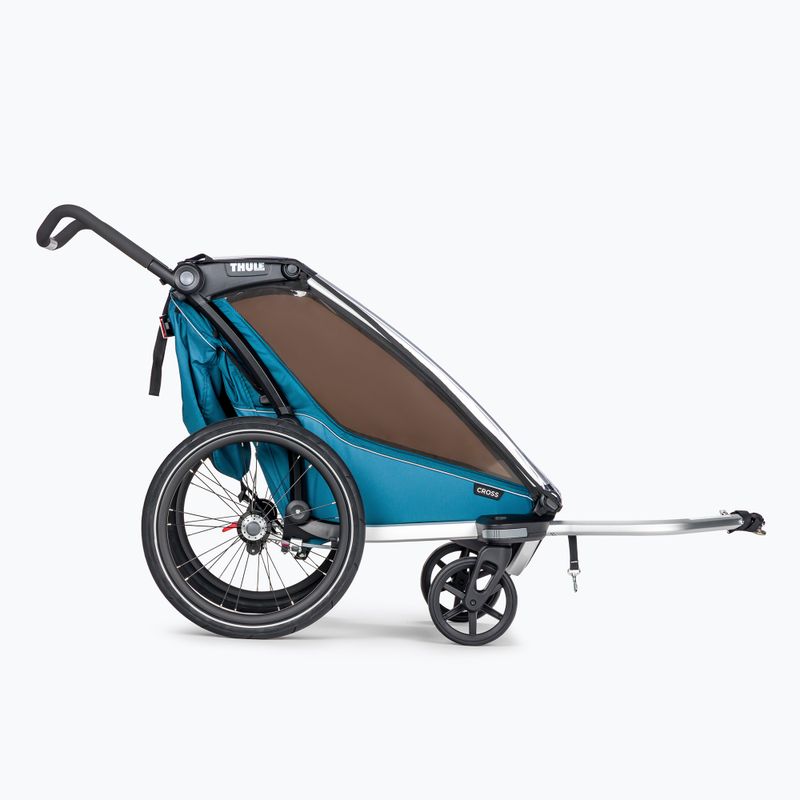 Cărucior de bicicletă Thule Chariot Cross 1, albastru, 10202021 2