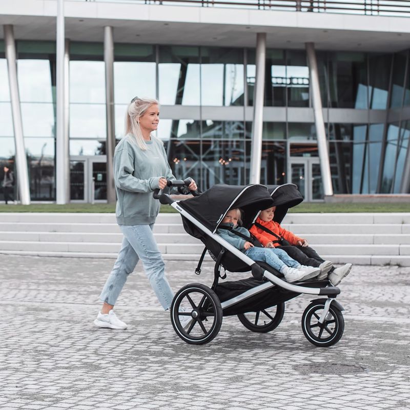 Thule Urban Glide 2 cărucior dublu de alergare pentru copii negru 10101951 11