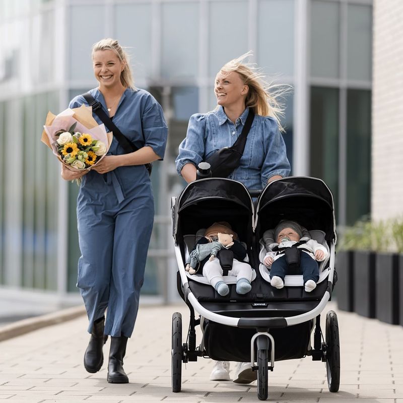 Thule Urban Glide 2 cărucior dublu de alergare pentru copii negru 10101951 12