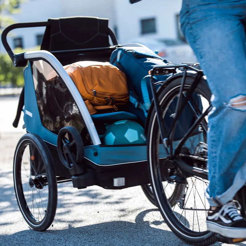 Thule Courier remorcă dublă pentru biciclete, albastru 10102001 10