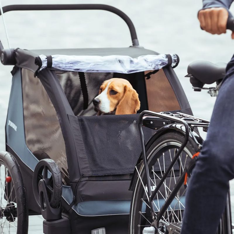 Thule Courier remorcă dublă pentru biciclete, albastru 10102001 11