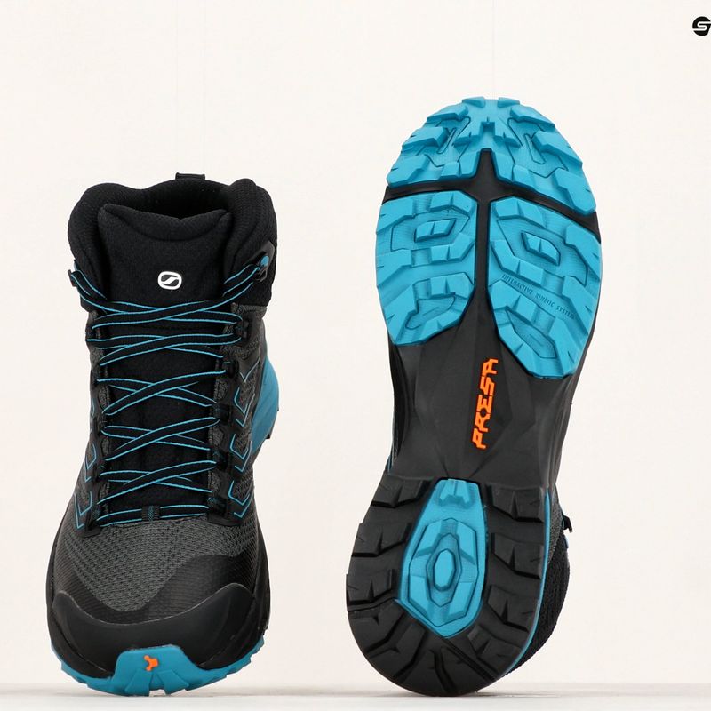 Încălțăminte de trekking pentru bărbați Scarpa Rush 2 Mid GTX neagră 63132 9
