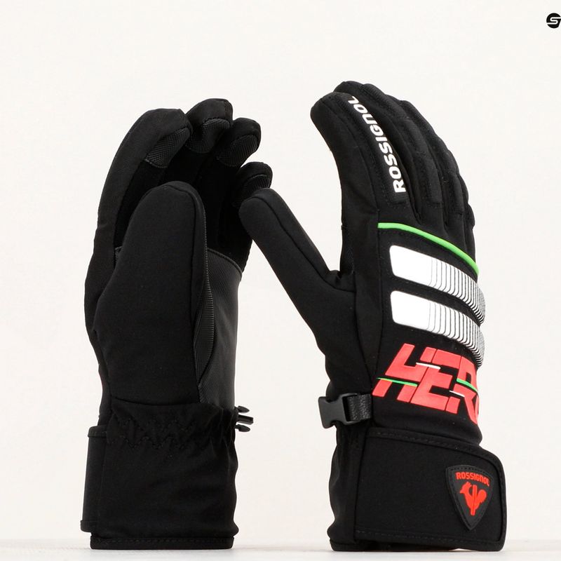 Rossignol Jr Hero Impr G mănușă de schi pentru copii negru 3