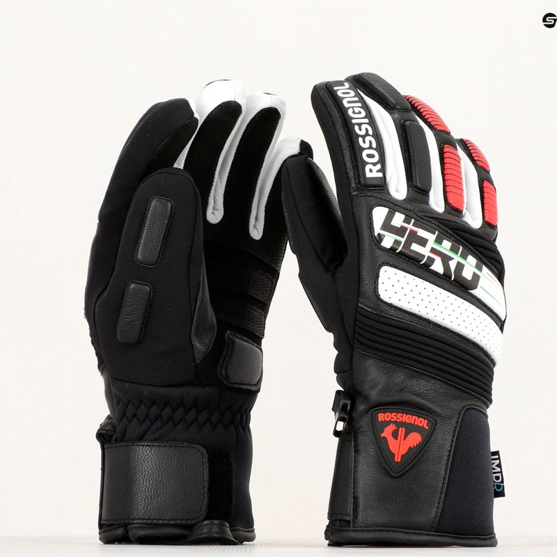 Rossignol Hero Expert Lth Impr G mănușă de schi pentru bărbați negru 3