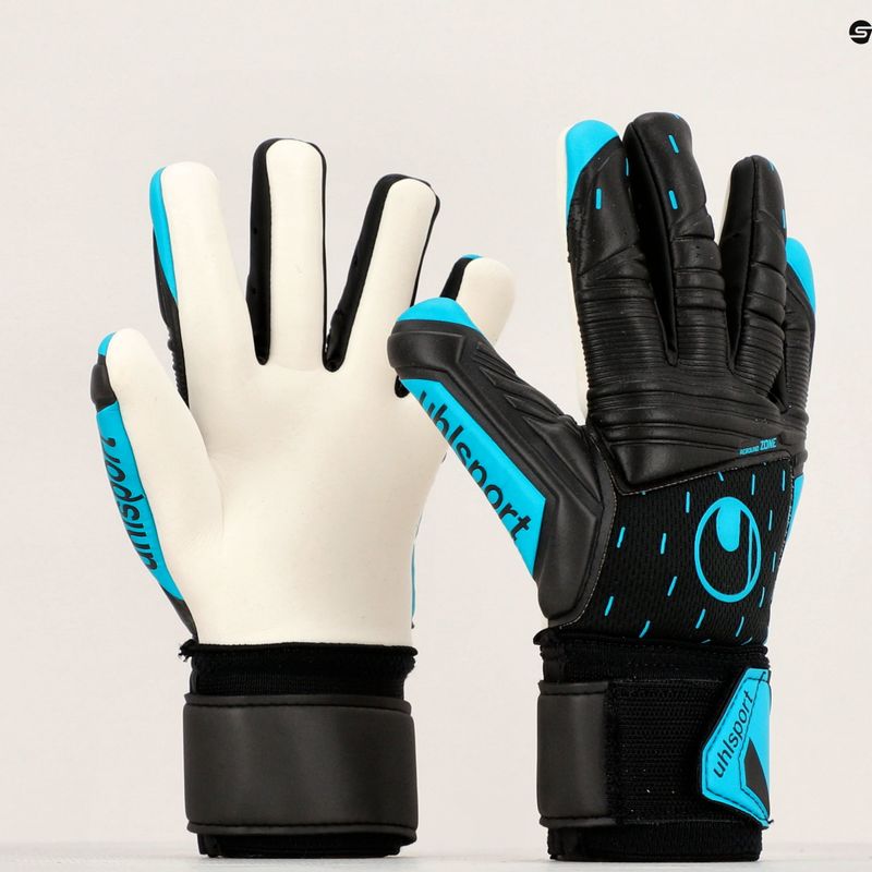 Mănuși de portar Uhlsport Classic Soft Hn Comp negru/albastru/albastru 8