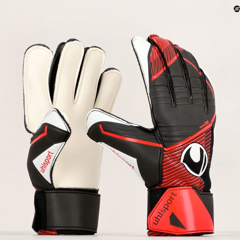 Mănuși de portar Uhlsport Powerline Starter Soft negru/roșu/alb negru/alb 4