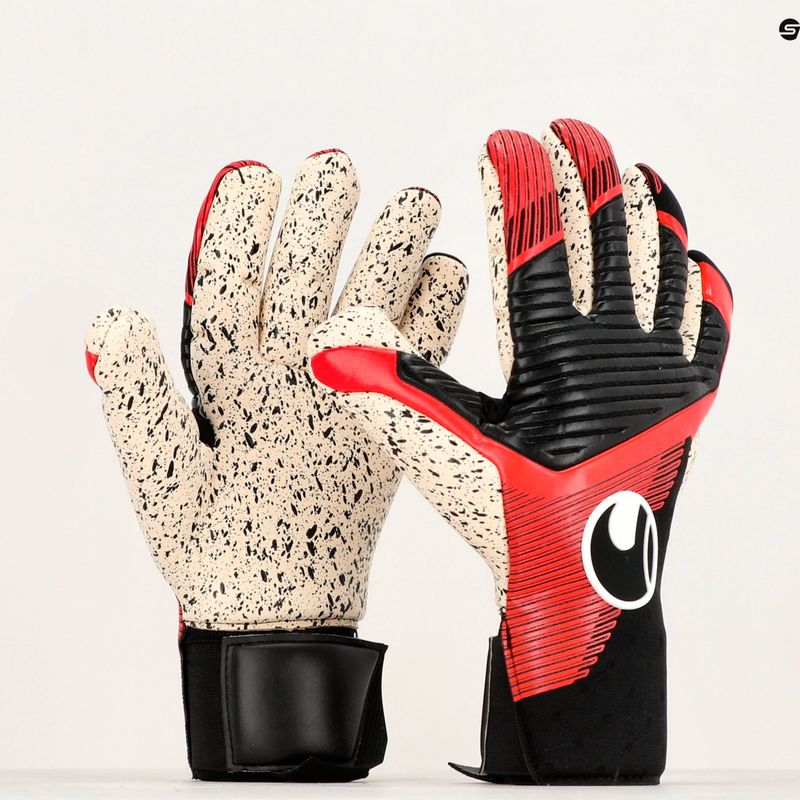 Uhlsport Powerline Powerline Supergrip+ Mănuși de portar cu degete în jurul degetelor 4