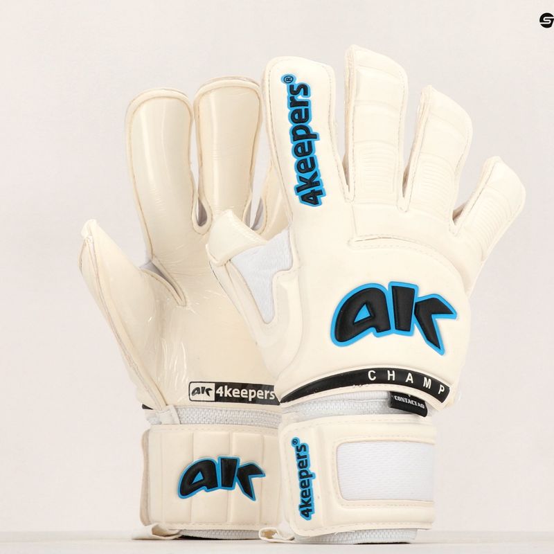 4Keepers Champ AQ Contact VI mănuși de portar Champ AQ Contact VI alb 5