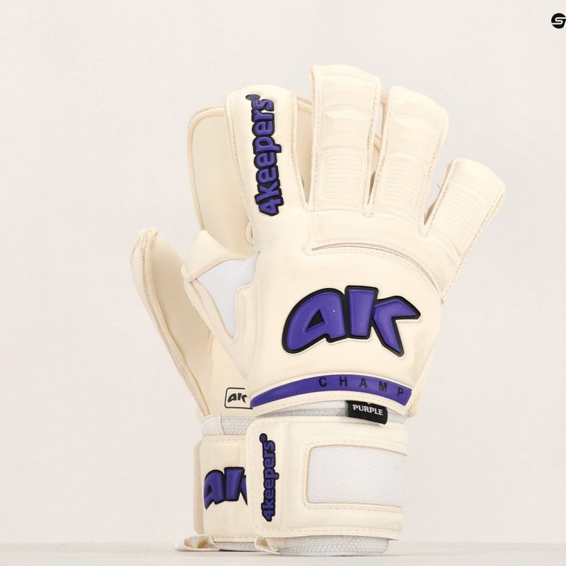 4Keepers Champ Purple VI mănuși de portar Champ Purple VI alb 12