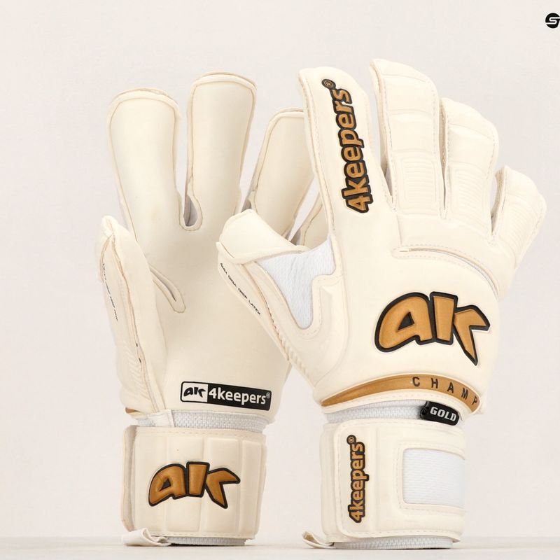 Mănușă de portar 4Keepers Champ Gold VI alb 5