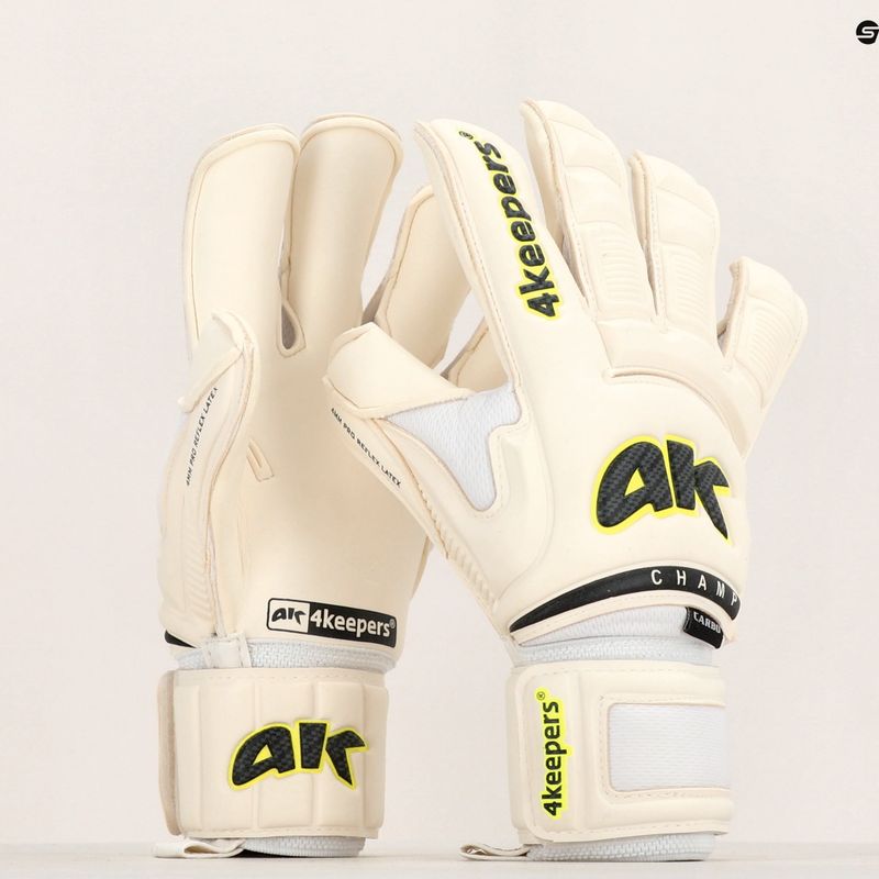 4Keepers Champ Carbo VI mănuși de portar Champ Carbo alb 5