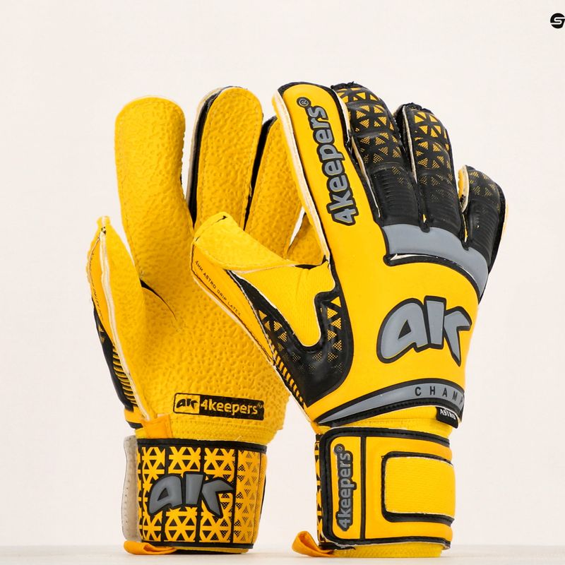 4Keepers Champ Astro VI mănuși de portar galben/gri galben/gri