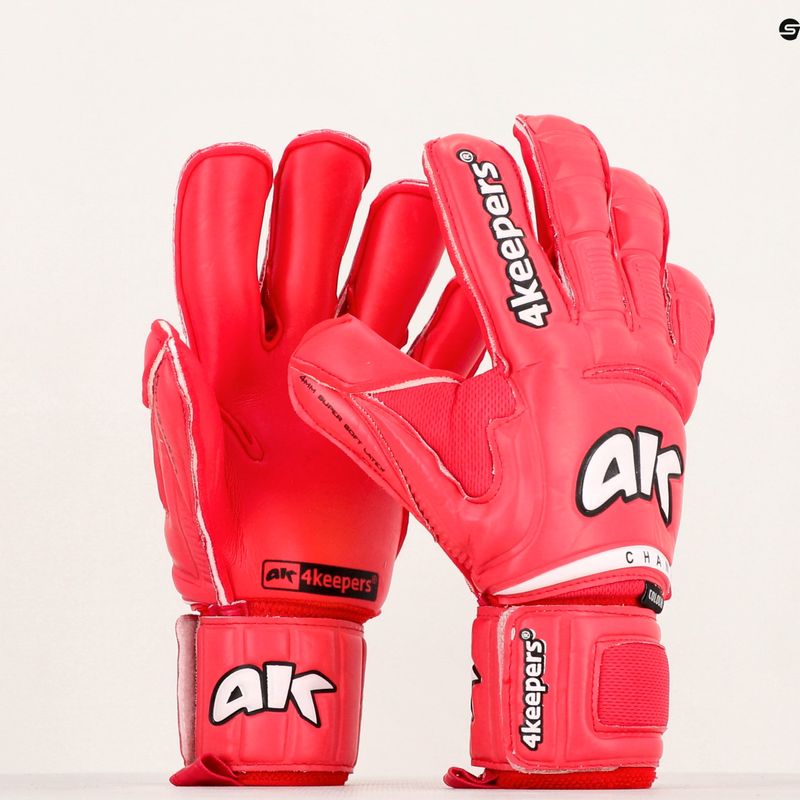 4Keepers Champ Colour Red Red VI mănuși de portar roșu 5