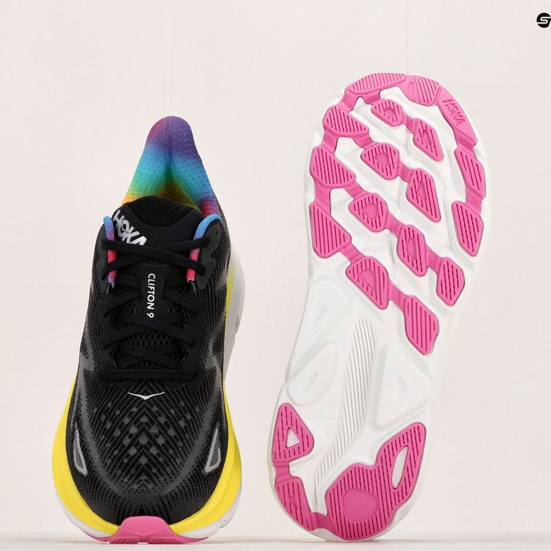 Pantofi de alergare pentru bărbați HOKA Clifton 9 negru / toate la bord 9