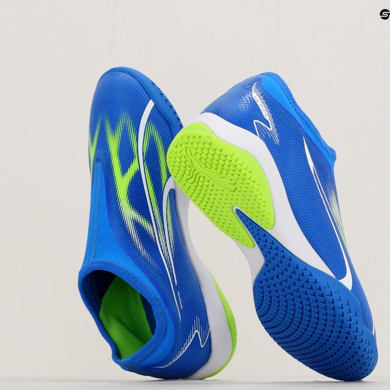 PUMA Ultra Match LL IT + Mid Jr ghete de fotbal pentru copii ultra blue/puma white/pro green 8